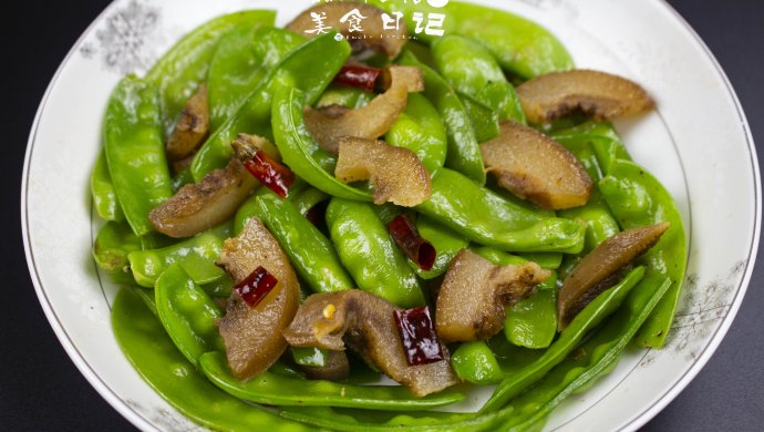 腊味炒豌豆 | Lucky生活美食日记