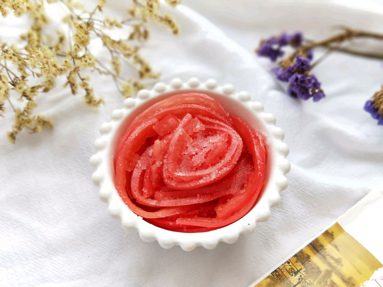 糖蜜西红柿(自然鲜甜，小时候的零食记忆)的做法