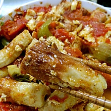 番茄酱焗日式鱼竹轮