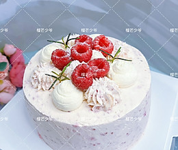 树莓开心果蛋糕的做法