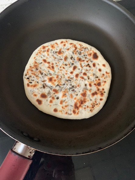 梅干菜肉烧饼 平底锅版的做法