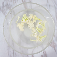 菜花泥·辅食的做法图解2