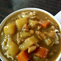 咖喱鸡肉挂面的做法图解11