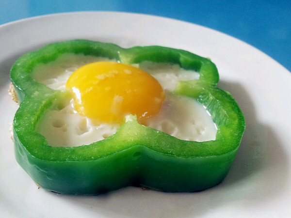 青椒煎蛋 营养早餐