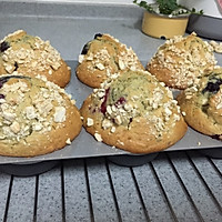 #优食汇-查摩尔玛芬不粘六连模#双莓腰果香蕉马芬的做法图解11