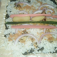 寿司卷#丘比沙拉汁#的做法图解4