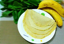 香蕉鸡蛋薄饼（无油）的做法