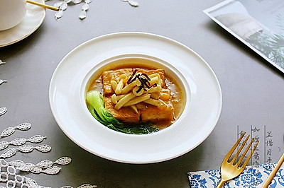咖喱豆腐海鲜菇
