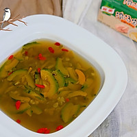 #饕餮美味视觉盛宴#鲜甜的南瓜绿豆汤的做法图解9