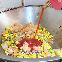 #金龙鱼橄调-橄想橄做#新泰式菠萝炒饭的做法图解6