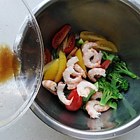 深海虾蔬菜沙拉#Gallo橄露橄榄油#的做法图解6