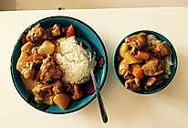 一秒变厨神之咖喱鸡块饭的做法