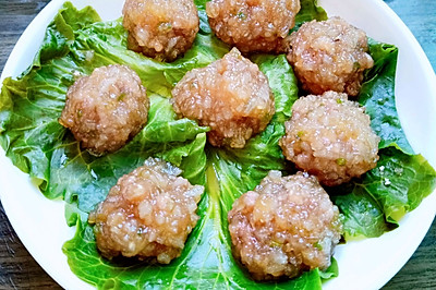 白萝卜肉丸子