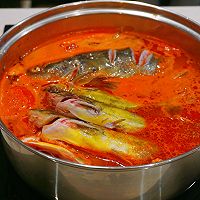 #万物生长 营养尝鲜#贵州红酸汤鱼的做法图解5