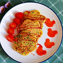 西兰花胡萝卜蛋饼✧宝宝辅食