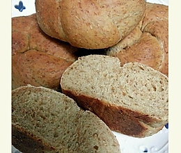 红糖全麦面包（汤种面包）的做法