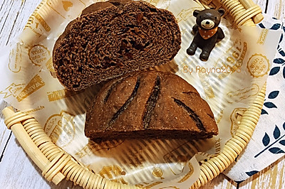 黑糖可可樱桃软欧包