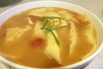 蕃茄蛋饺汤