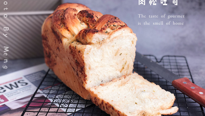 香葱肉松吐司