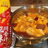 川香鸭血金针菇汤的做法图解4