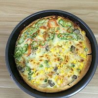 双拼披萨（菌菇海鲜+辣味培根）的做法图解11