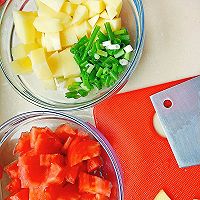西红柿土豆白菜面疙瘩的做法图解3