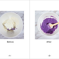 紫薯溶豆(零失败版) ·辅食的做法图解4