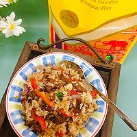 #福临门 福禄双全#牛肉炒饭的做法图解1