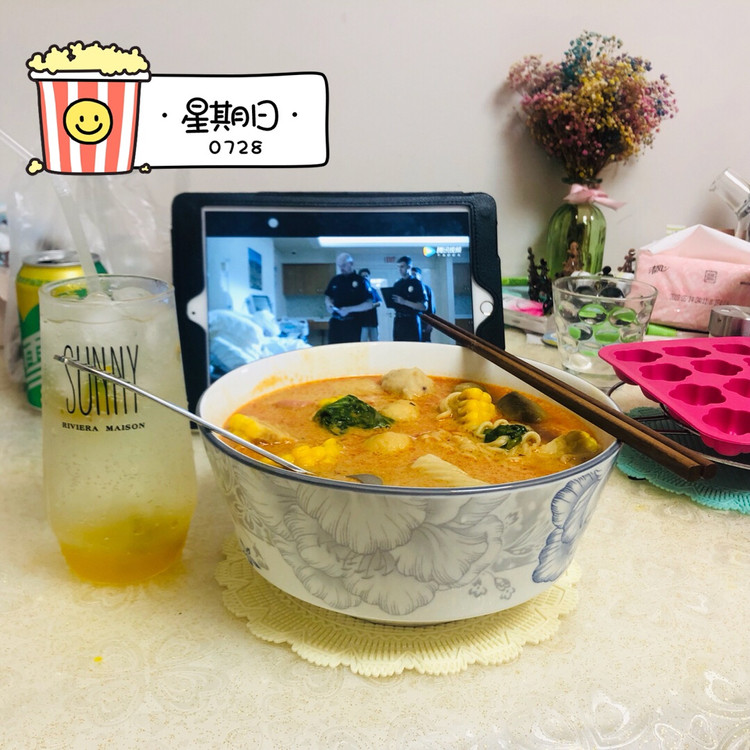 「周末午餐吃什么？」网红自制麻辣烫的做法