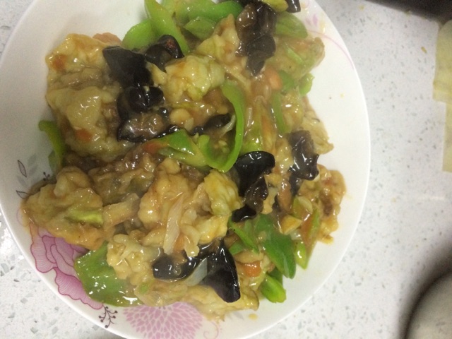 红烧茄子-（炸茄子）
