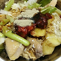 豆瓣酱淮山鸡肉的做法图解3