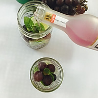 清新葡萄果饮 #七彩七夕#的做法图解3