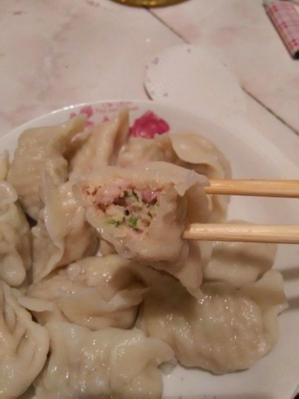 青椒猪肉水饺