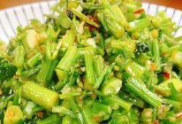 春鲜豆豉辣椒炒水芹菜的做法
