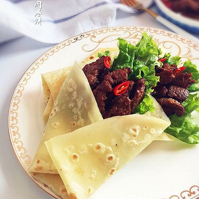 嫩牛肉卷饼