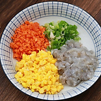 #秋天怎么吃#虾仁玉米白萝卜卷的做法图解3