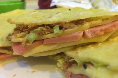 豪华千层蛋饼