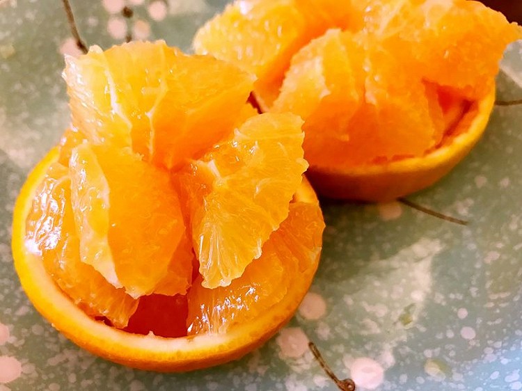 如何完美的切一个橙子的做法
