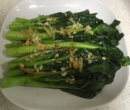 白灼菜心的做法