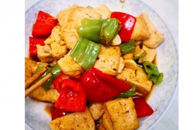 耗油香煎豆腐