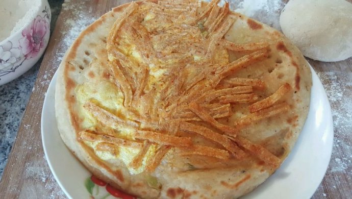 鸡蛋卫龙早餐饼