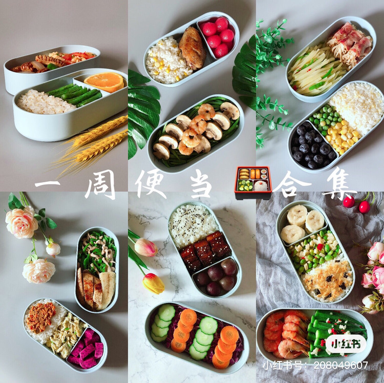 一周便当合集的做法