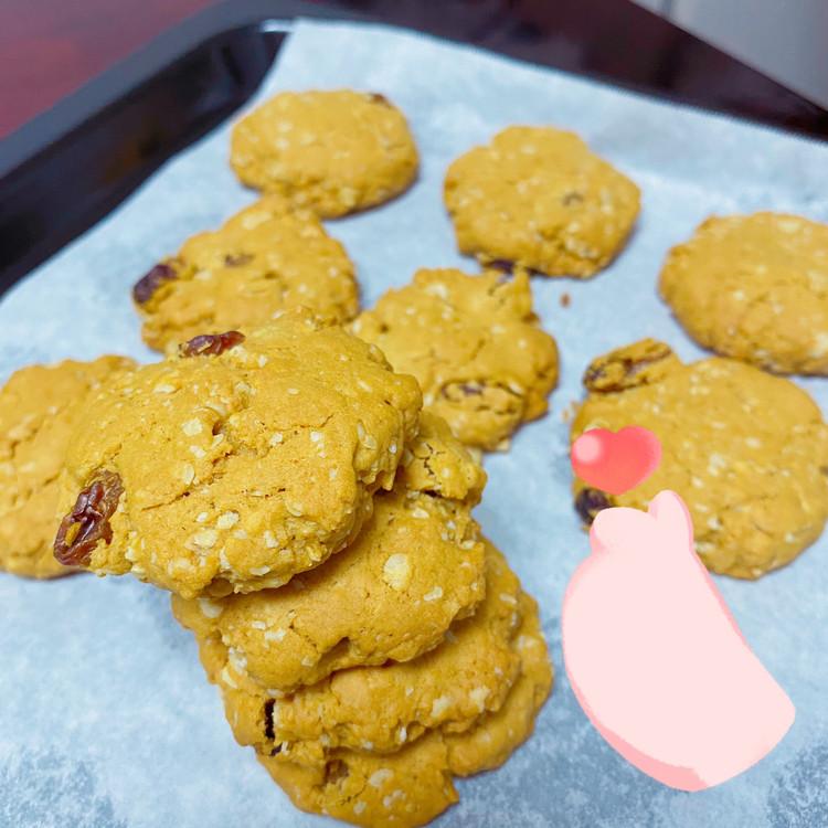 燕麦葡萄干饼干的做法