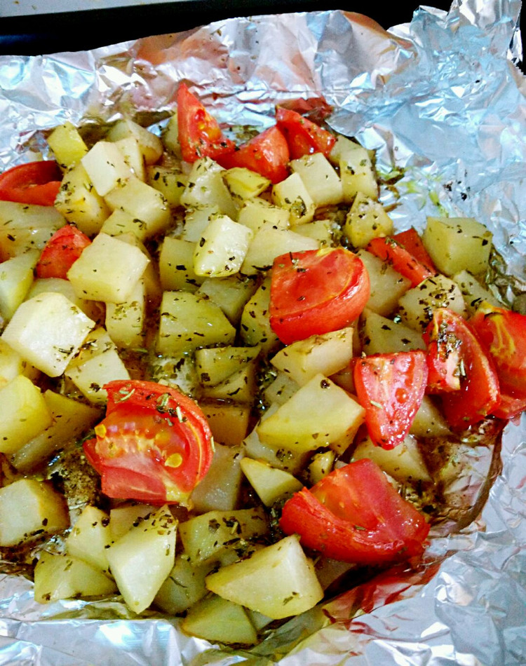 烤土豆番茄沙拉的做法