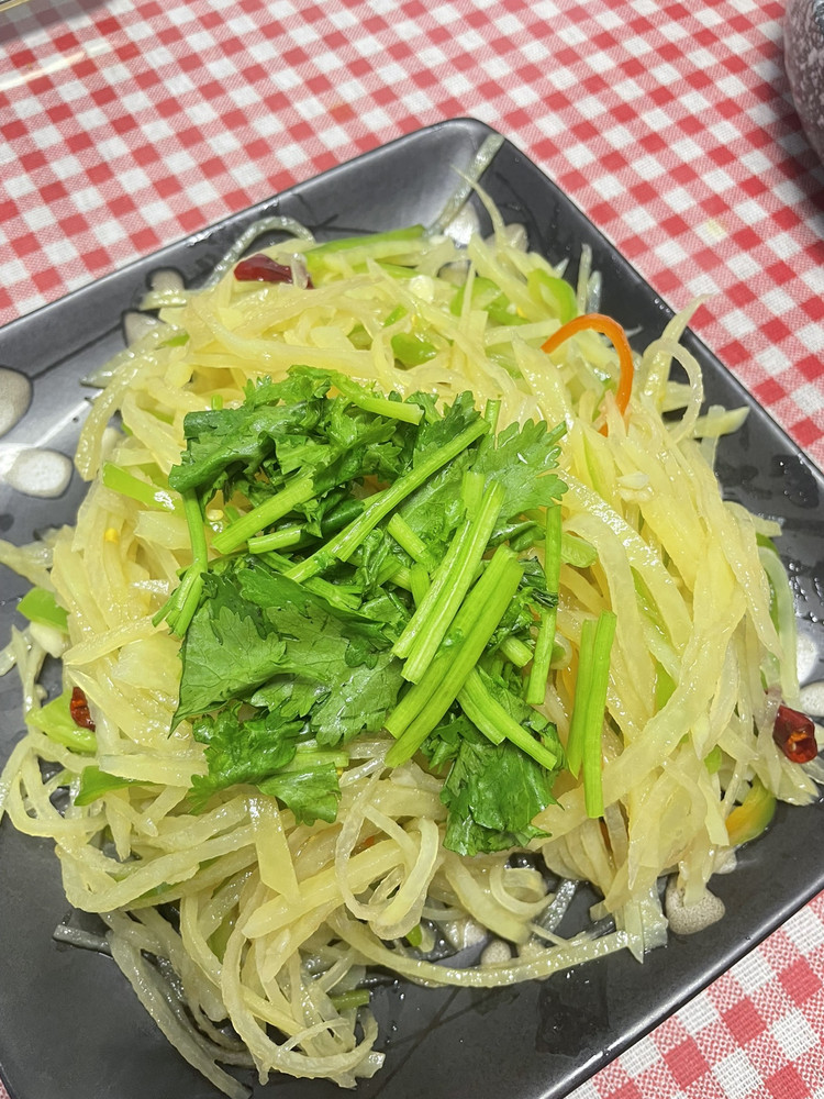 拌土豆丝的做法