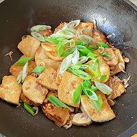 #立冬第一补#虾皮煎豆腐的做法图解4