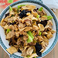 家常快手杏鲍菇炒肉——三分钟快手菜的做法图解5