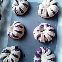 花式紫薯面包#美的绅士烤箱#的做法图解7