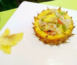 一个菠萝饭的做法