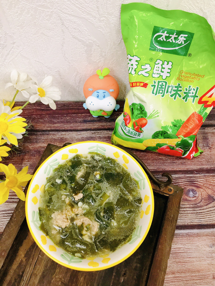 肉末裙带菜汤的做法